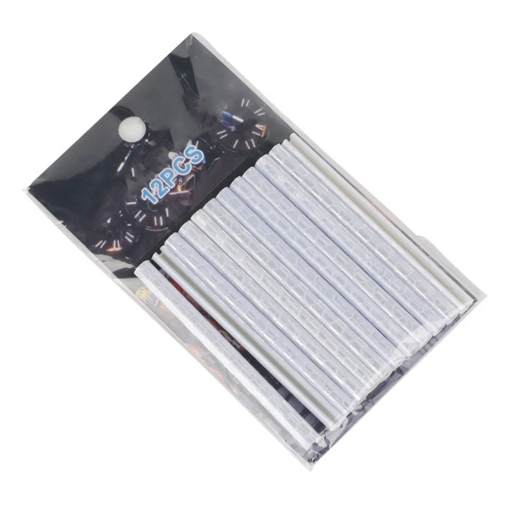 12 шт. светоотражающая наклейка на спицы велосипедного колеса полоса трубки