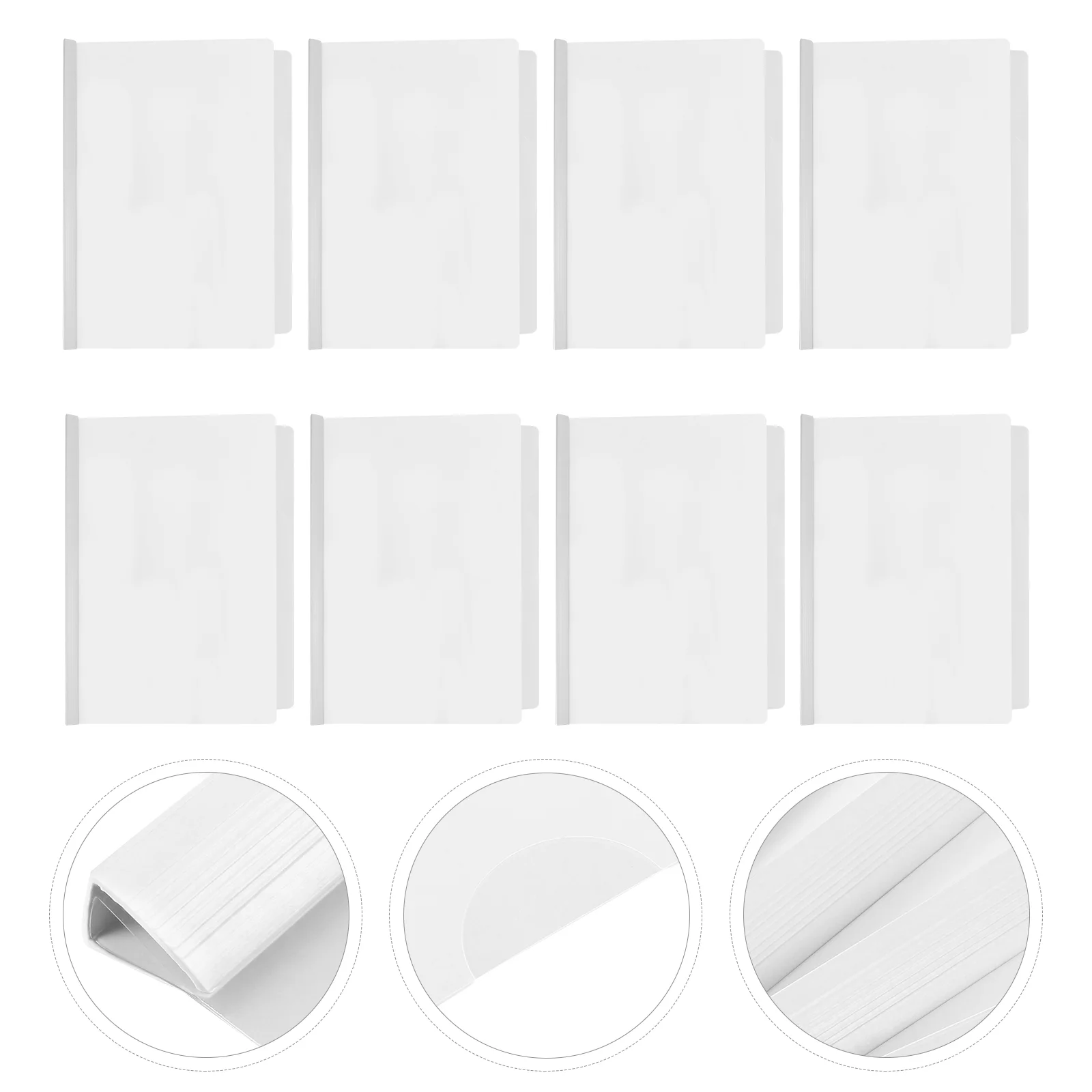 

File Folder Binder Paper Organizer Folders Rod A4 Clear Protector Sleeve Covers Bar Files Slide Grip Binding Bars Sliding Draw