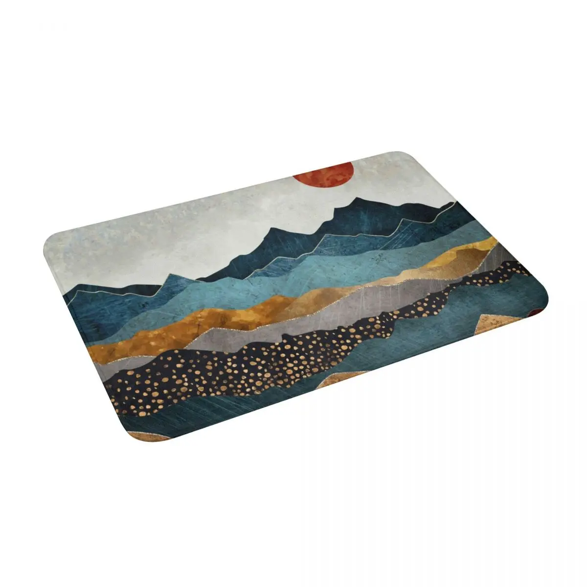 

Amber Dusk Bath Door Floor Mat Non-slip Rug Carpet Entrance Living Room Home Kitchen Absorbent Flannel Bathroom Balcony