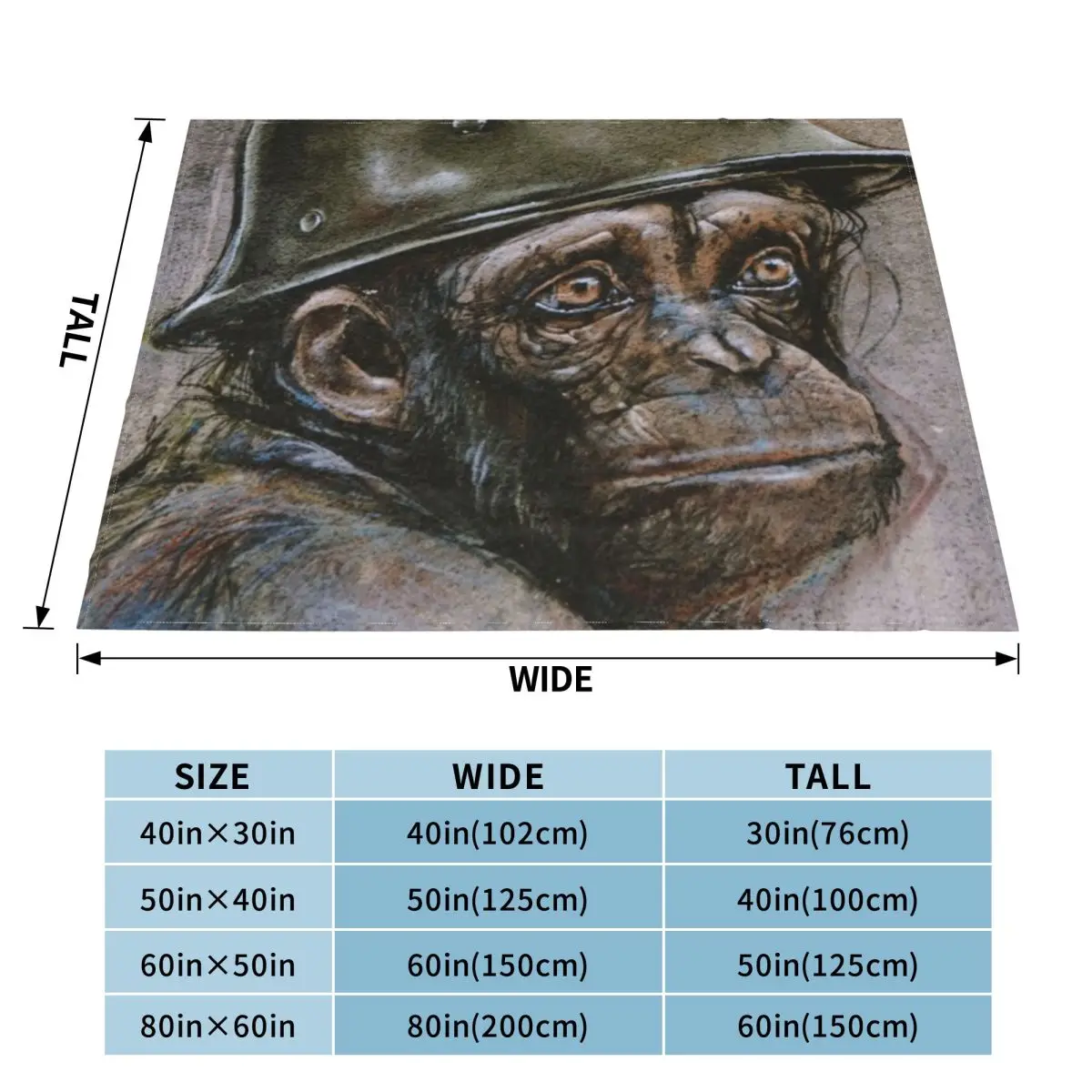 Не кормуйте Monkey Mind ультрамягкое одеяло из микрофлиса