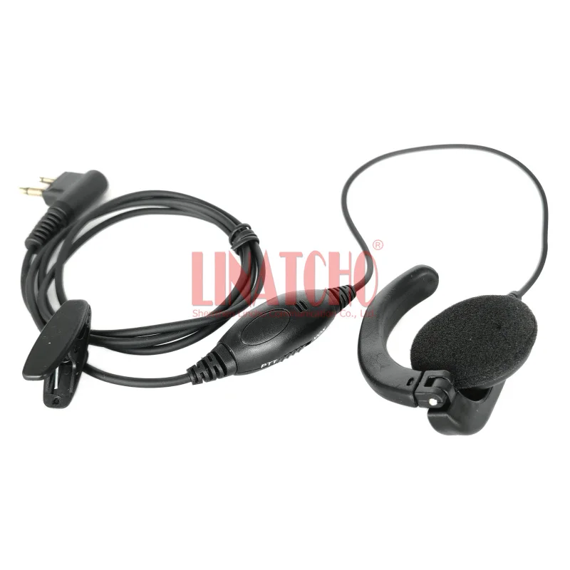 G Earphone Earpiece Headset Mic for A6 A8 GP2000 GP3688 Radio Security 2 Pin Walkie Talkie
