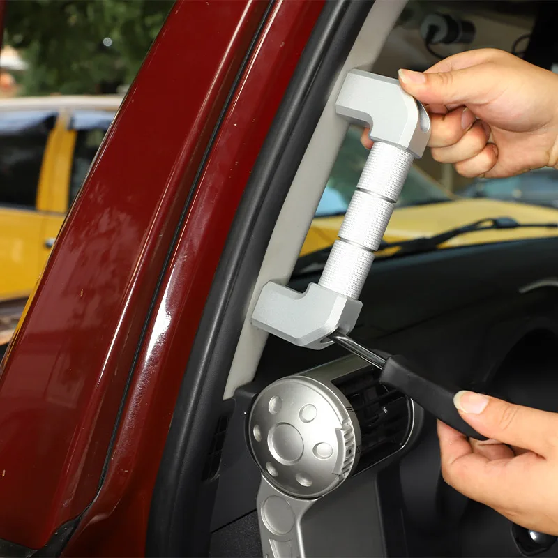 

Aluminum Alloy A-pillar Handle Roof Handle Interior Door Handles Modification For Toyota FJ Cruiser 2007-2021 Car Accessories