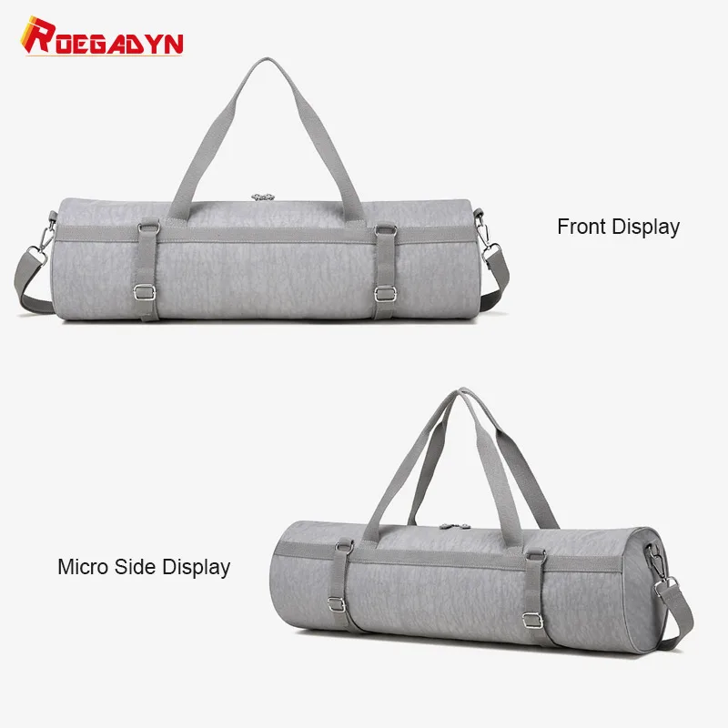 Women Waterproof Yoga Bag Gym Large Capacity Portable Sports Bags Fitness Nylon Female Outdoor Training Yoga Mat Storage Bags
