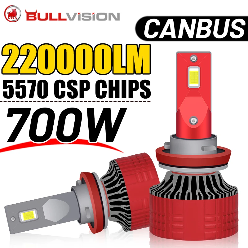 

Фары головного света F5C, H7, 6500 лм, 700 K, Φ H4 Canbus 9005 W H11 H8 HB3 9006 9012 HB4 5570 HIR2 H9 H16, 12 шт., CSP STG PTF, автомобильная лампа