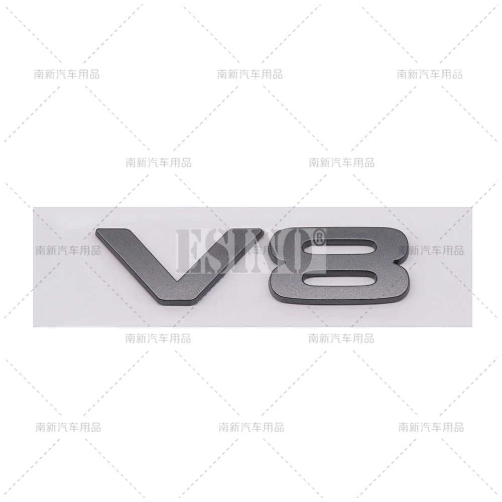 

Стайлинг автомобиля 3D V8 ABS клейкая эмблема значок багажника наклейка на крыло наклейка на кузов для Defender 90 110 5.0T V8 Octa черный