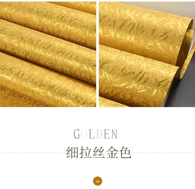 Блестящие золотые матовые потолочные обои KTV из серебряной фольги с мозаикой