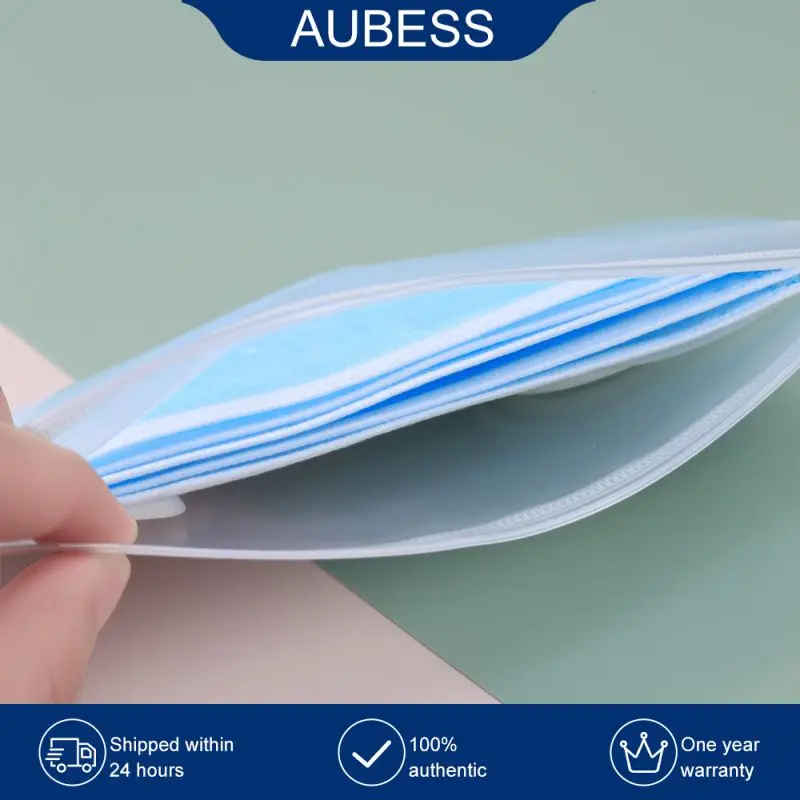 

1/5PCS A6 PVC Waterproof Pen Bag Zip Lock Loose-leaf Storage Pouches Matte Clear Document Bag Stationery Storage Anti Dust Bag