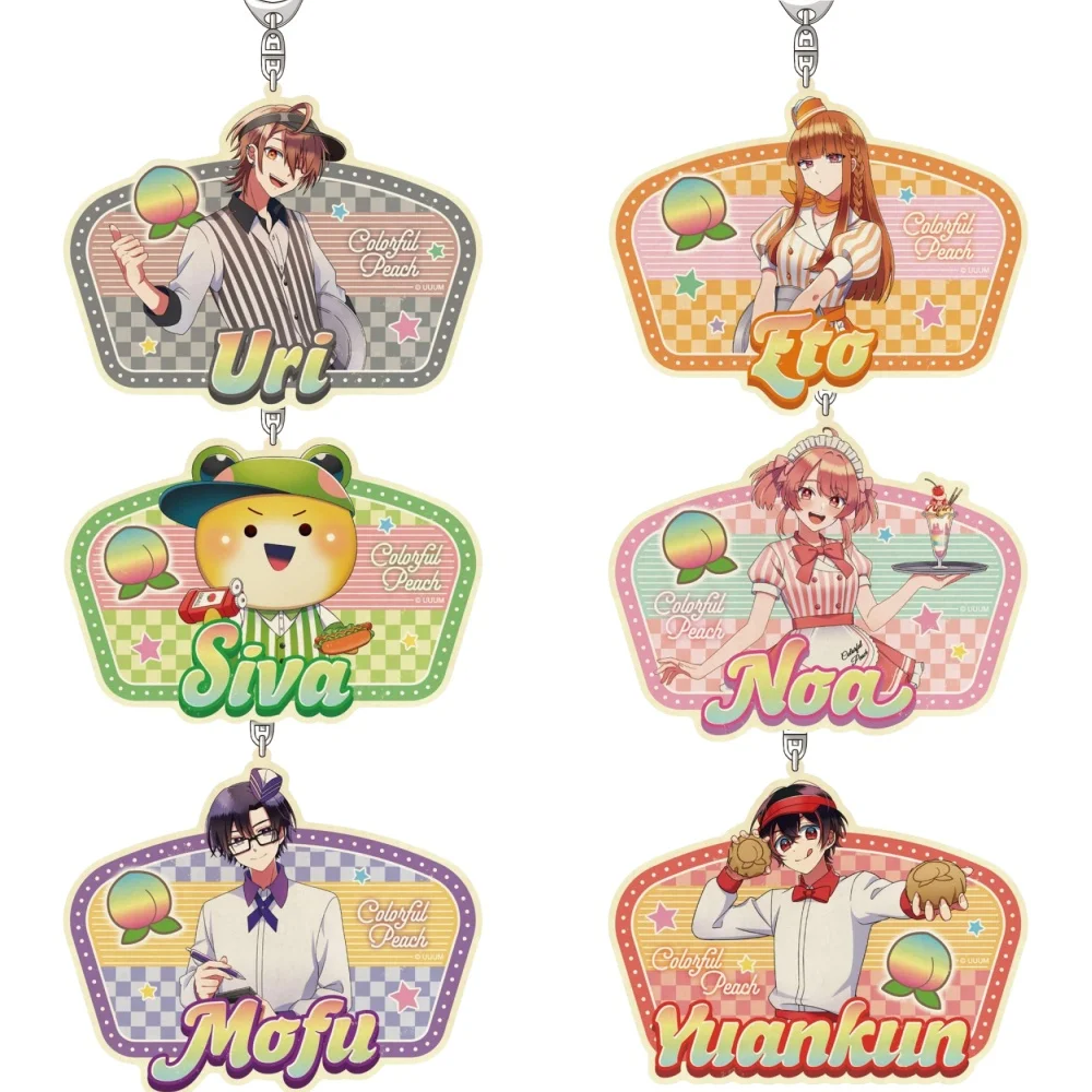 Loen аниме-магазин красочный персиковый Diner Japapa Noa Yuan-kun Tattsun Donuku Naokiri Eto Uri акриловый