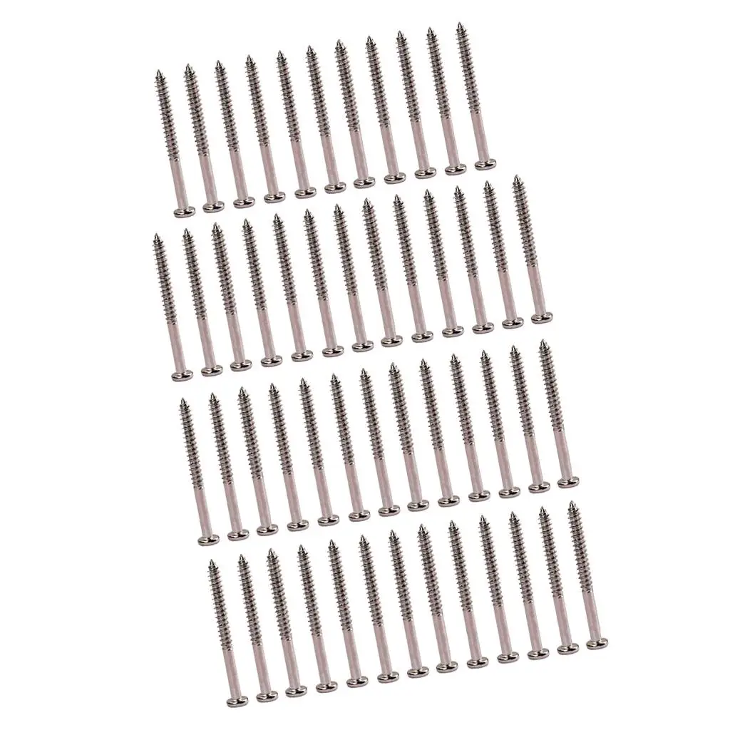 50 шт. монтажный винт звукоснимателя для бас-гитары замены звукоснимателей JB P90