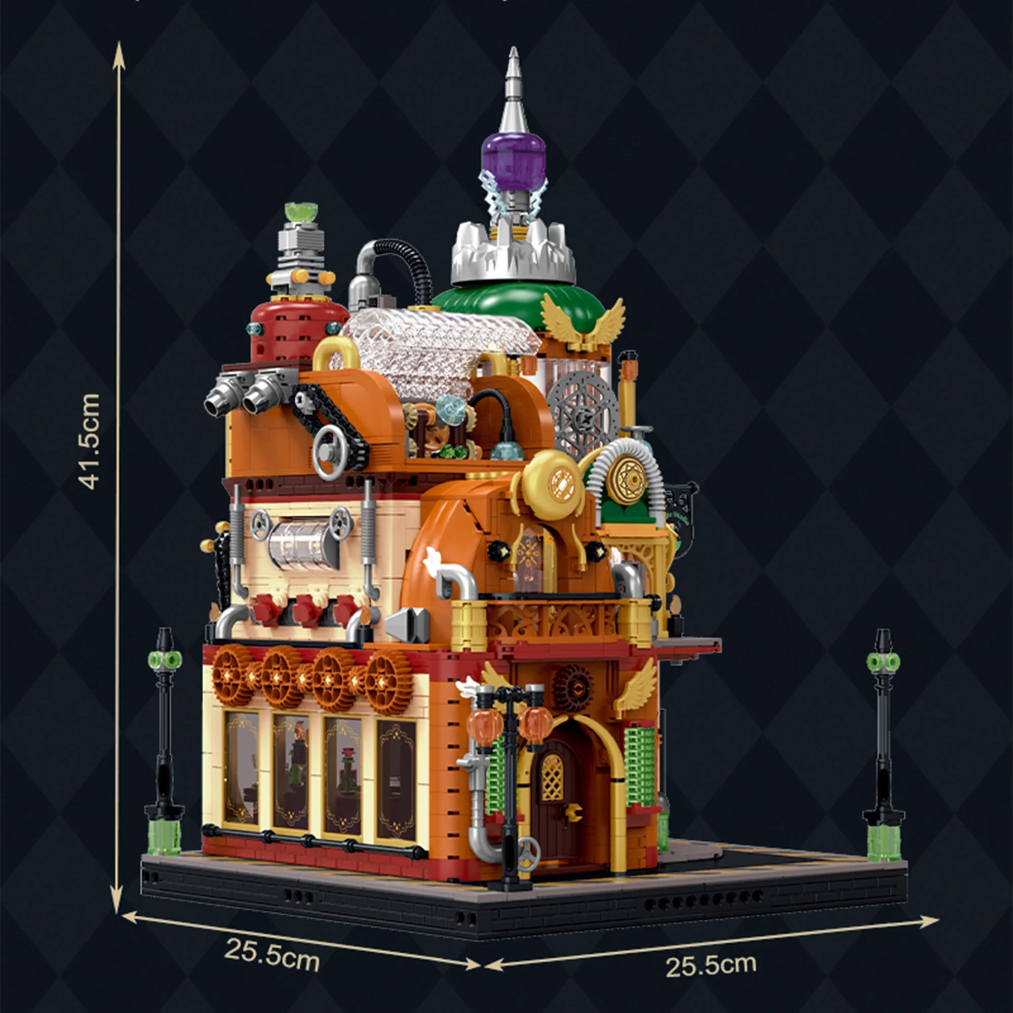 Набор строительных блоков Steam Magic Workshop (2694 детали), архитектурный конструктор 10321 Street View, модульные строительные кирпичи, игрушки для взрослых, подарки (art.: 3920db687eeba) - 3920db687eeba
