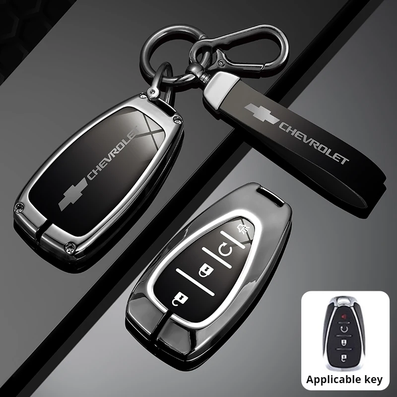 

Чехол для ключей от автомобиля, брелок, подходит для Chevrolet Cruze Aveo Trax Sail Captiva Vauxhall Astra Corsa Insignia Malibu Mokka 2021-2024