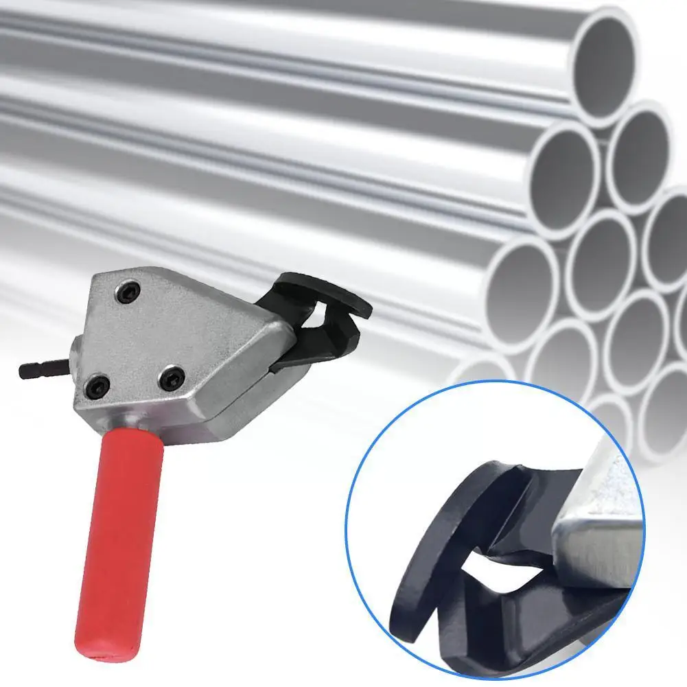 

Electric Nibble Metal Cutting Sheet Nibbler Saw Cutter Tool Metal Drill Tool Tool Plate Cutting Cut Accessories Attachment U7V1