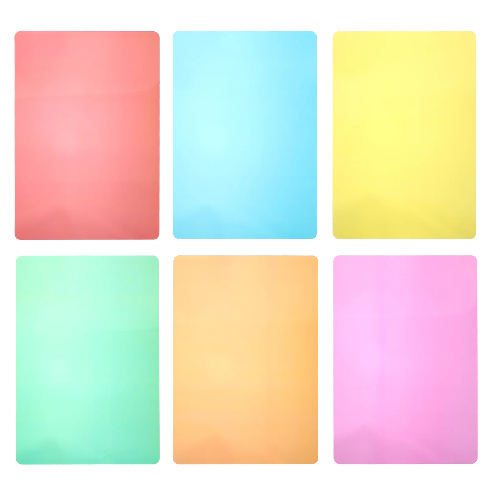 

6pcs Sturdy Prime Durable Strip Marker Overlay for School Reading