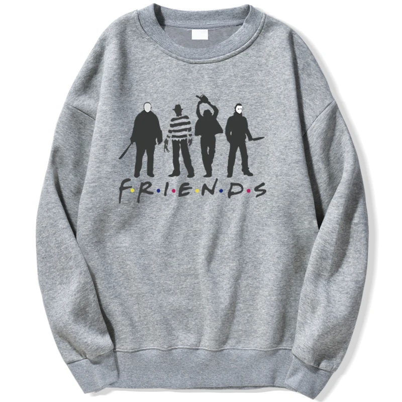 

Horror Friend Sweatshirts Men Sweatshirt Pullover Hoodie Trapstar Crewneck Spring Autumn Pullovers Jumper Hoodies Korean Style