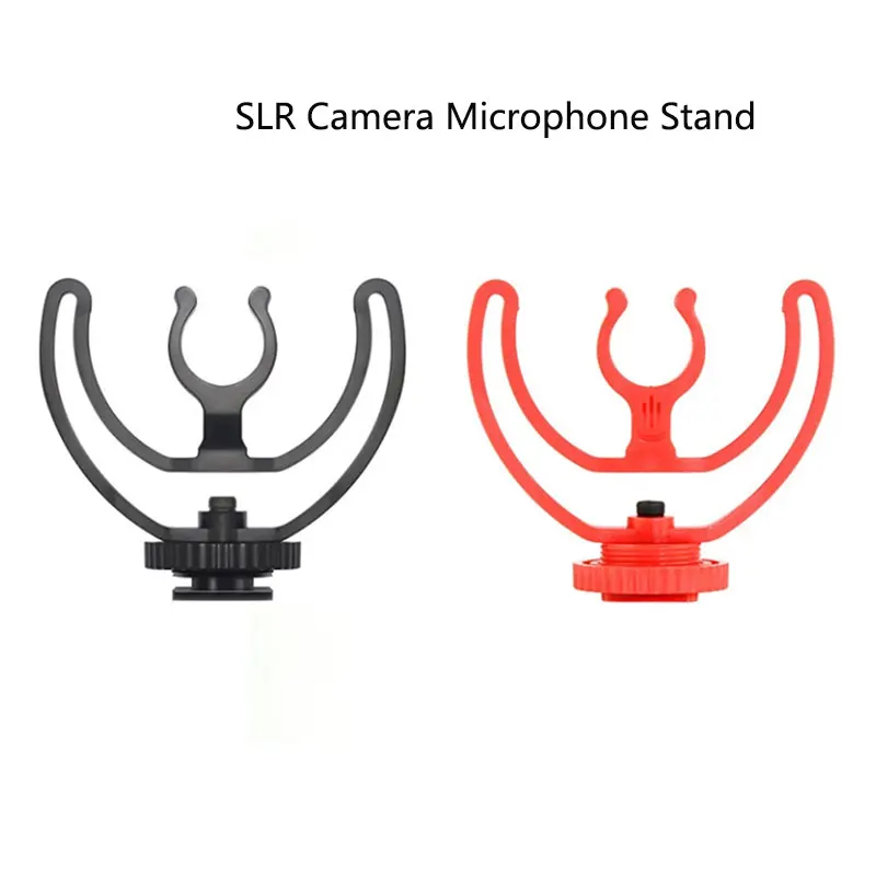 

1pc Camera Hot Shoe Shock Mount Adapter With Rycote Lyre Bracket Mount Replacement For Video Micro Microphones
