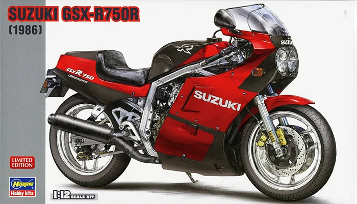 

HASEGAWA 1:12 Suzuki GSX-R750R 21730 Assembled Motorcycle Limited Edition Static Assembly Model Kit Toys Gift