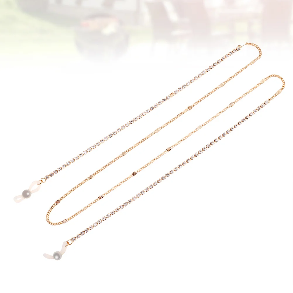 

Женский модный держатель для очков со стразами для чтения