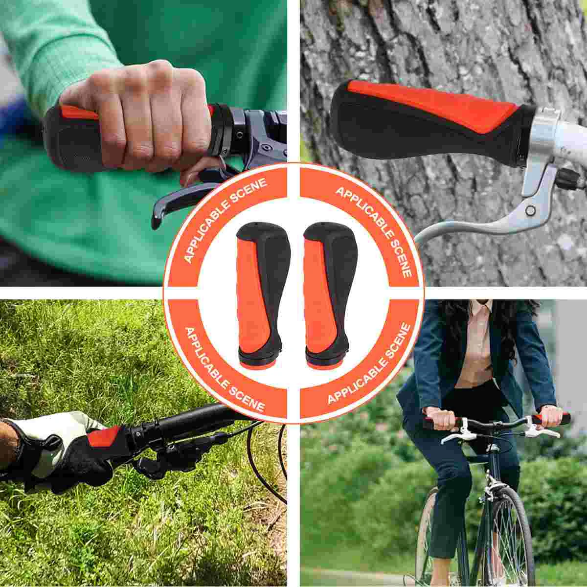 

Handlebar Protector Grip Handlebar End Grips Kids Bike Grip Rubber Bike Handle Covers Mushroom Grips