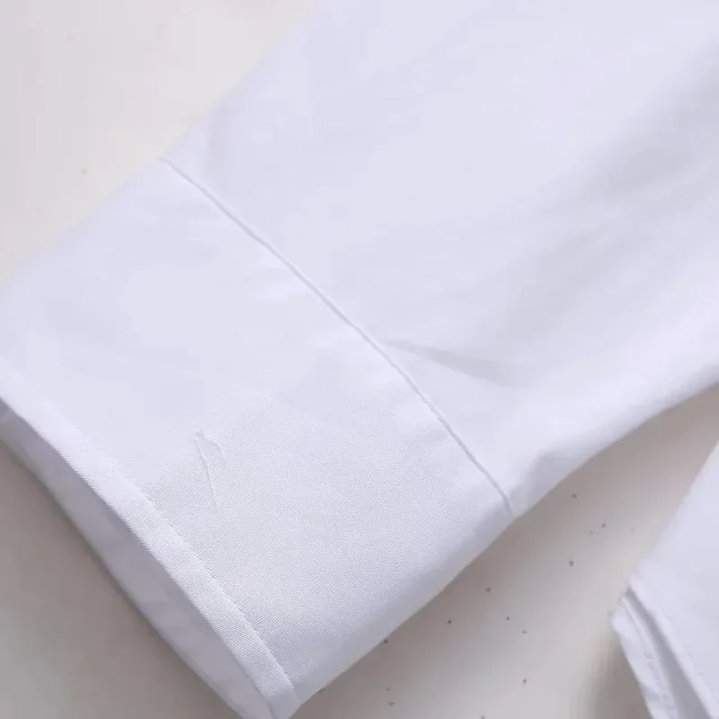 Женская блузка с отложным воротником длинным рукавом