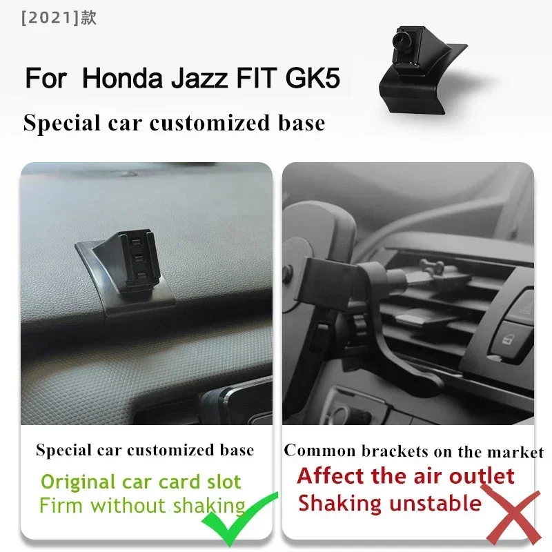 2021-2022 для Honda Jazz FIT GK5 LIFE держатель мобильных телефонов беспроводное зарядное