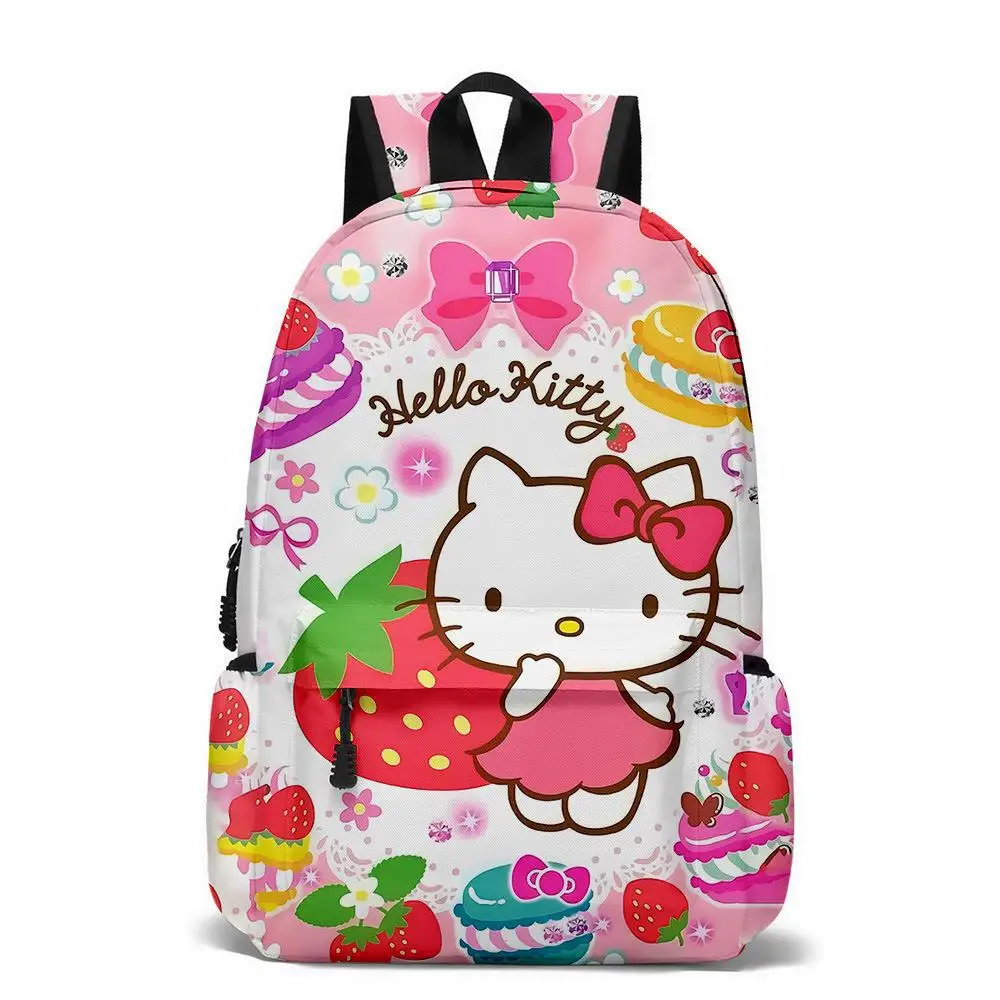 

Sanrio Kids Backpack School Bags Kawaii Hello Kitty Cinnamoroll Kuromi My Melody Waterproof Children Primary Schoolbag Mochila
