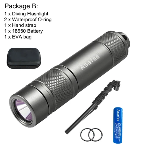 

Asafee AF11 XPG водонепроницаемый фонарик для дайвинга