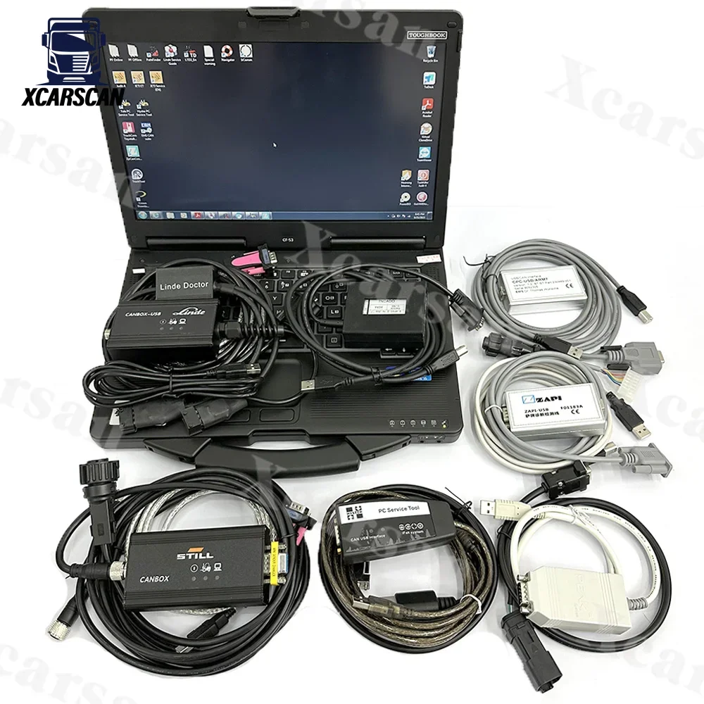 CF53 полный набор вилочных погрузчиков для ноутбука Toyota BT Zapi Judit Incado Hyster Linde canbox Doctor