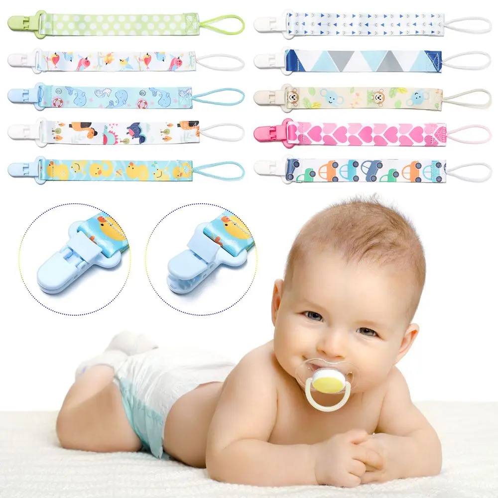 

1PC Cartoon Baby Infant Pacifier Clip Buckle Adjustment Pacifier Chain Anti-drop Rope Anti Loss Toy Nipple Holder Accessories