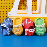 childrens slippers summer new cartoon baby boys and girls soft non slip hole kids fashion versatile covered toes beach shoes