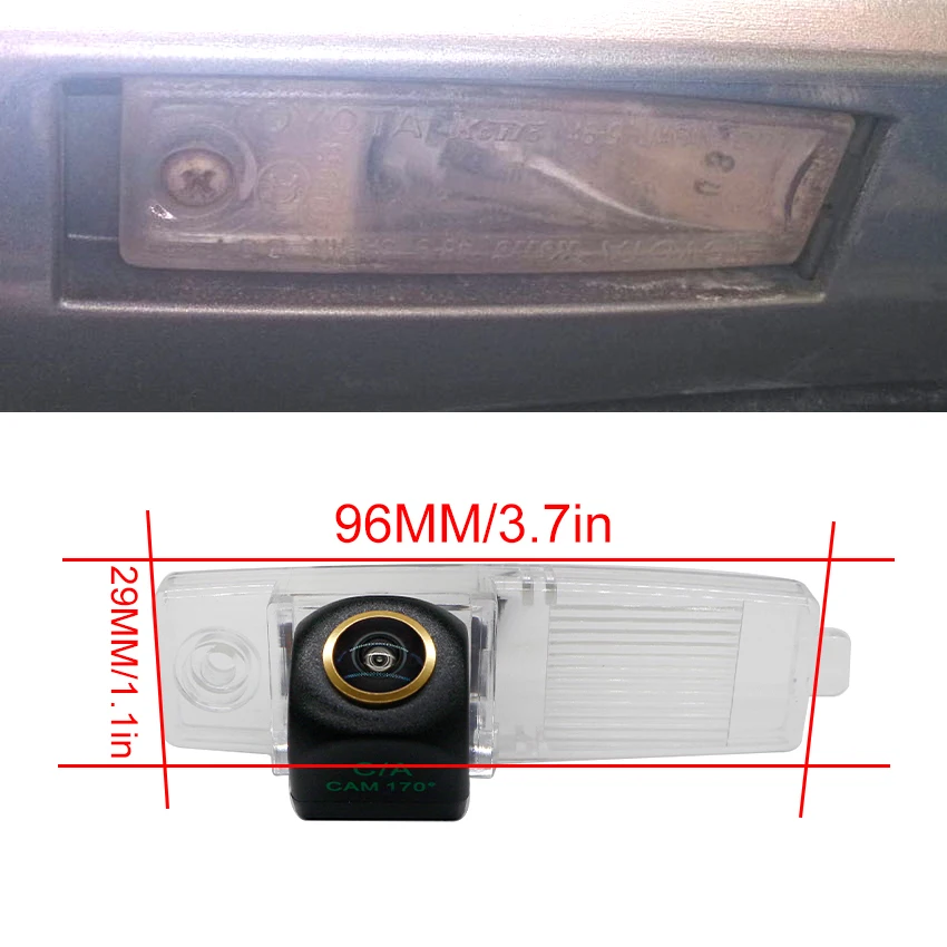HD Золотая камера заднего вида рыбий глаз 1080*720 для Toyota RAV4 Vanguard XA30 UK-SPEC 2005 2006 2007 2008 2009