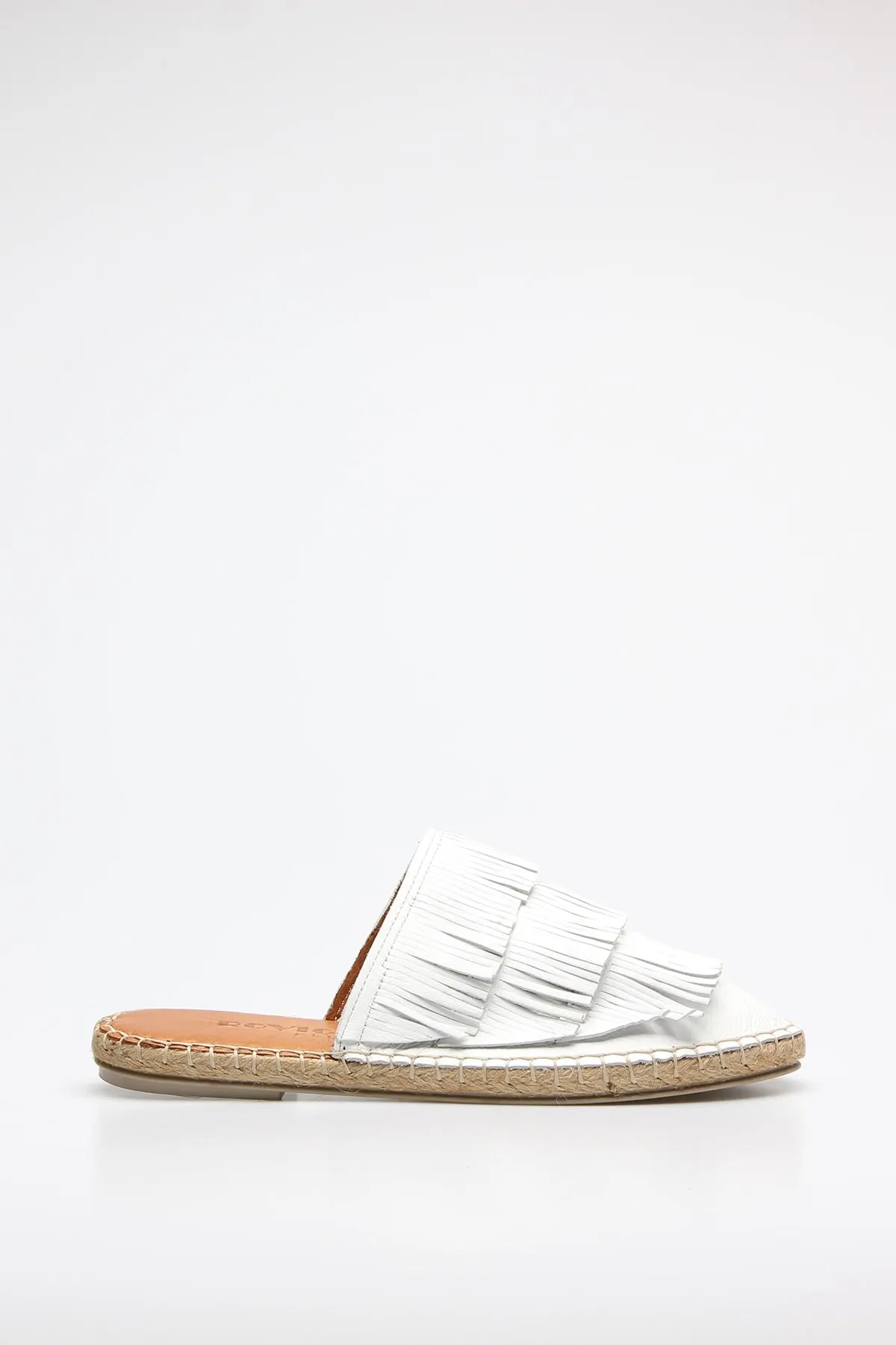 

Fashion Style Genuine Leather White women's Slippers Sandals And Slippers