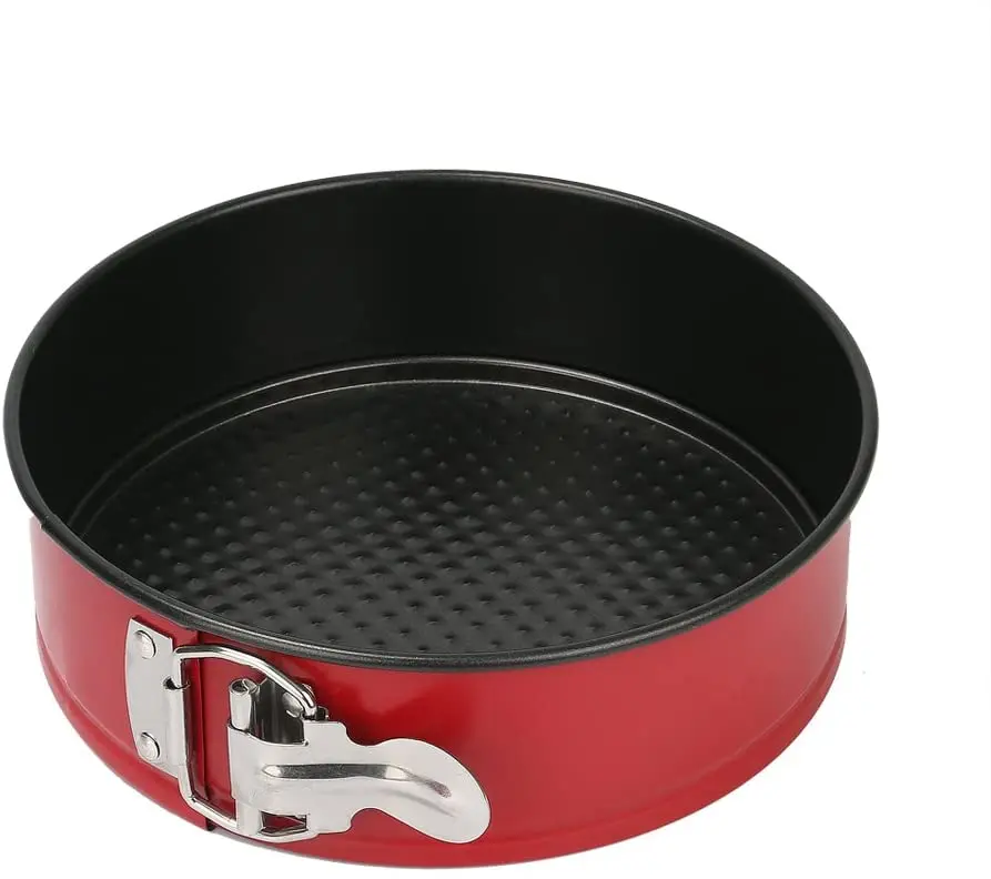 

springform pan mcirco 7" non-stick cake pan cheesecake pan leakproof round pan 7 inch cake pan for instant pot with removable wa