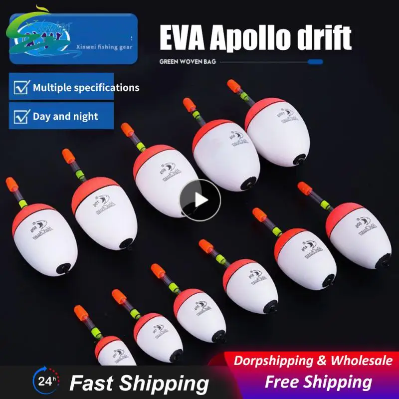 

Fishing Buoy Night Fishing 60g/80/100g Fishing Bobber Striking Eva Fishing Float Fishing Gear Luminous