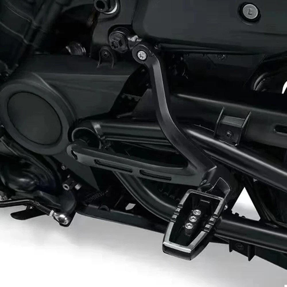 Черные яркие кронштейны для крепления мотоцикла Harley Sportster S 1250 RH1250S 2021 2022
