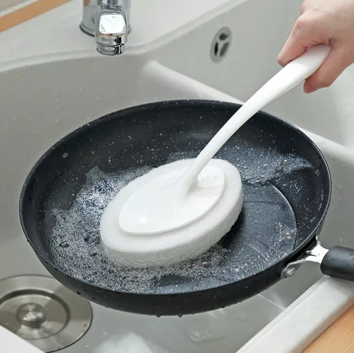 

Новинка г., волшебная губка с длинной ручкой для мытья посуды