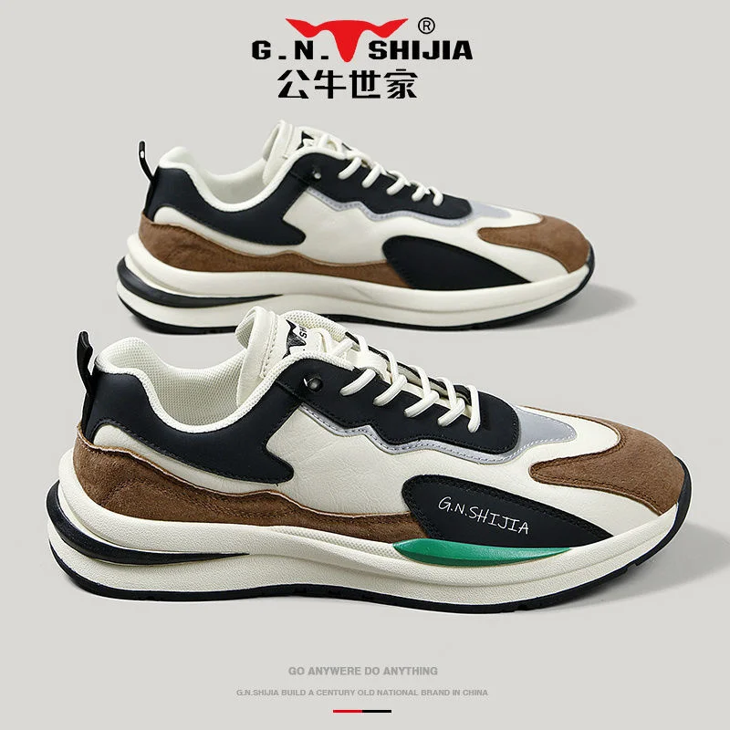 

High quality Men's Shoes 2023 New Autumn Fashion Forrest Gump Korean Versatile Dad Casual Sports
