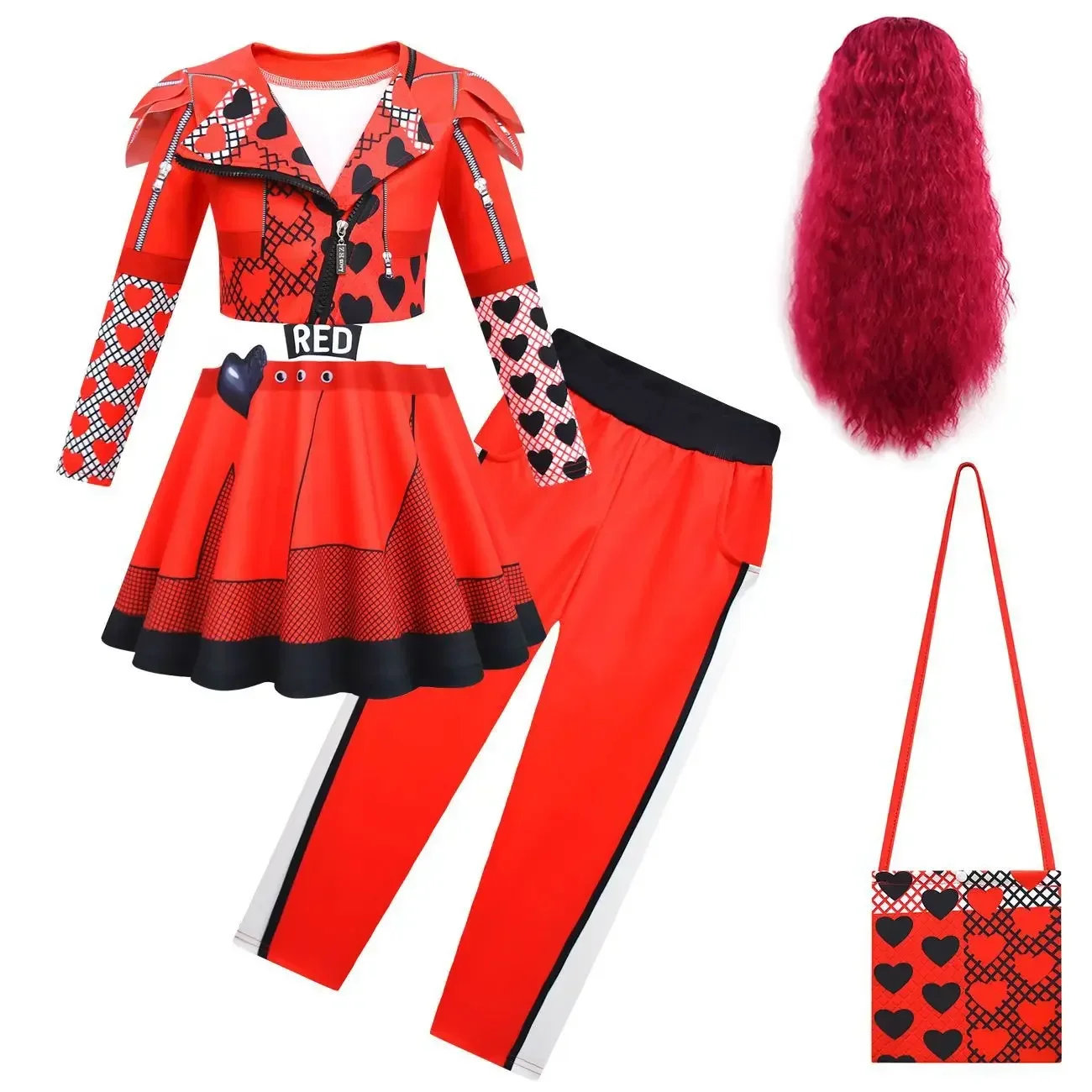 Костюм для косплея Эви девочек 4 костюма детская одежда Хэллоуина парик нарядное