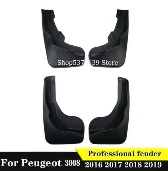 

4 шт., Автомобильные Брызговики для Peugeot 3008 2013 - 2015 2016-2019 Вт