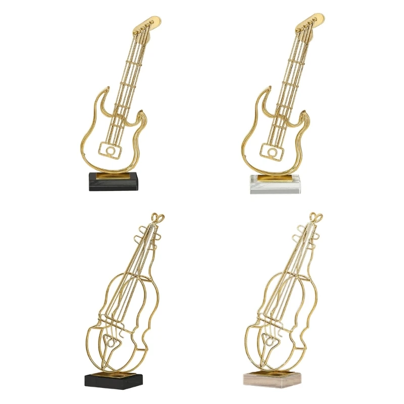 

Модели музыкальных инструментов, изящный декор для скрипки/гитары, Железные изделия, металлическая скрипка, музыкальный инструмент, домашний декор, Прямая поставка
