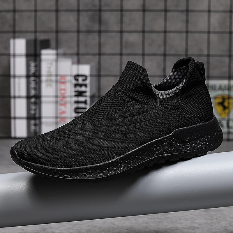 

Hot Sale New Ultralight Comfortable Casual Shoes Couple Unisex Summer Mesh Shoes Men Sock Mouth Walking Sneakers Big Size 35-46