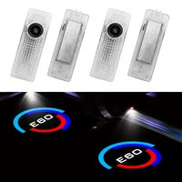 2pcs led car door welcome light auto exterior accessories for bmw 5 series e60 logo welcome logo light projector shadow light