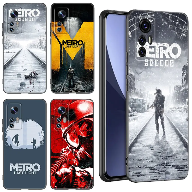 Черный силиконовый чехол для телефона Metro 2033 Xiaomi Mi 9 SE 8 10T 11 12 13 Lite 9T 11T 12S 12T 13T 14 Pro 5G NE