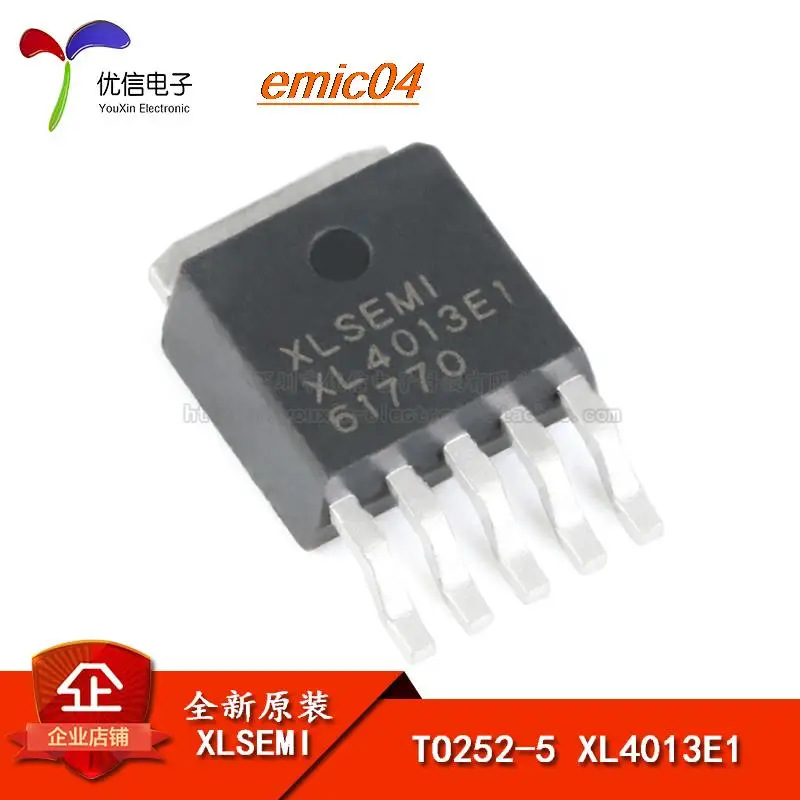 

5 шт., XL4013E1 TO-252 4A1.25-32V 180khz