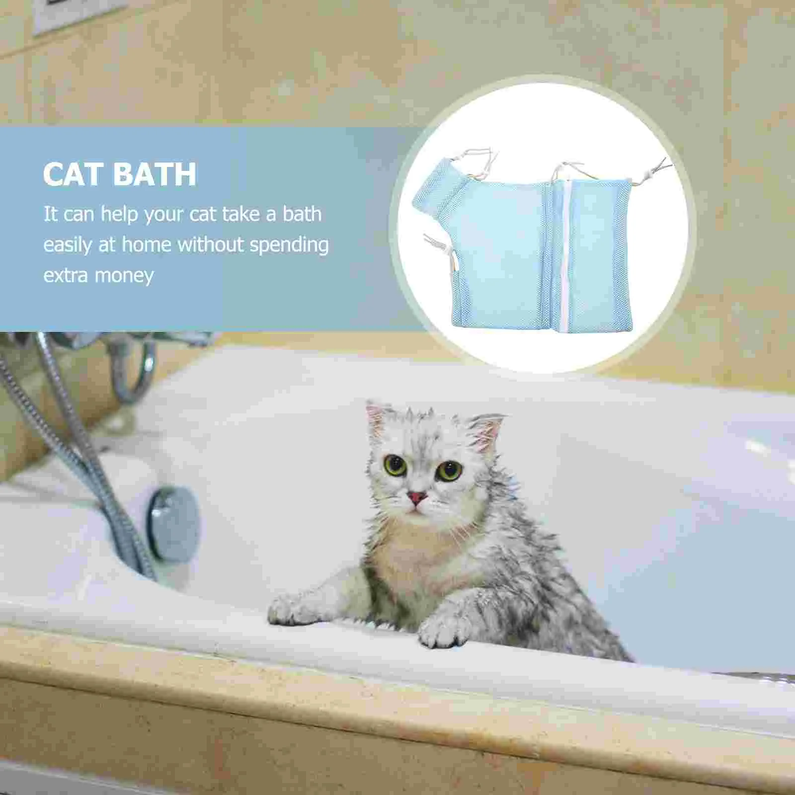 

Cat Grooming Bag Cat Mesh Bathing Bag Cat Shower Bag Cat Bag For Bathing
