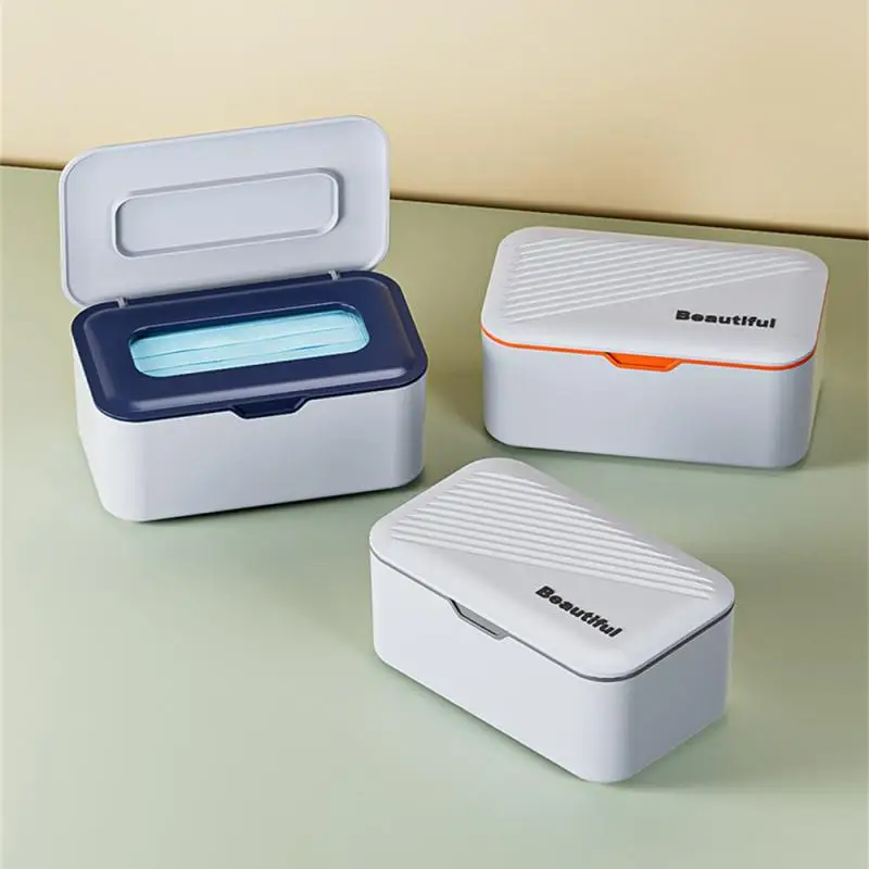 

Tissue Basket Wipe Holder Household Wet Wipes Box Portable Home Office With Lid Wipes Napkin Storage Basket Wipe Dispenser Wet