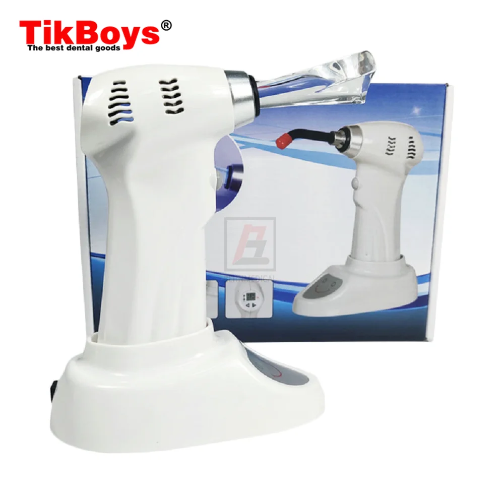 

Dental LED 5W Wireless Gun Plastic Light Cure Lamp 1500mW/cm² Curing Rechargeable Cordless Resin Curing Dentist Tool Equipment