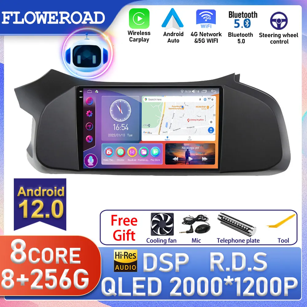 

9 Inch Android For Chevrolet Onix 2012 - 2014 2015 2016 - 2019 Car Radio Multimedia Player Navi CarPlay WIFI GPS 2din 2 Din TV