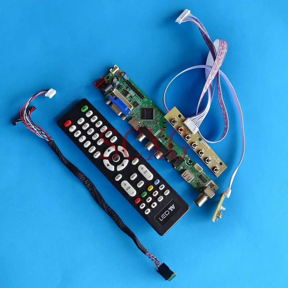 

Fit B156HW02 V3 LVDS 40 Pin VGA HDMI-Compatible AV USB 15.6" 1920 1080 TV Analog Signal Kit DIY Monitor LCD Controller Board