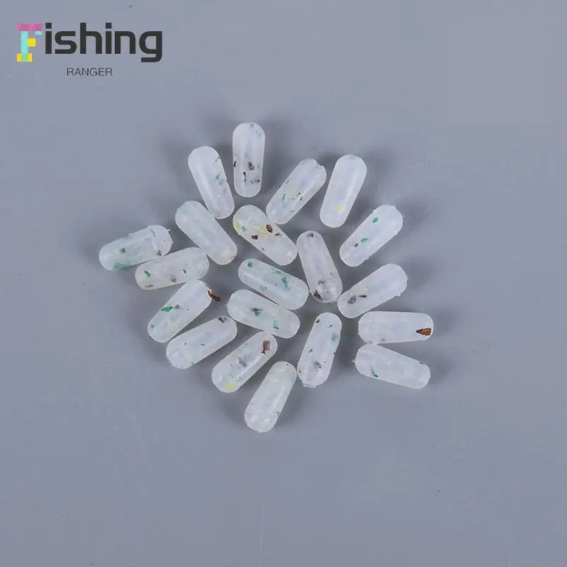 

20PCS Soft Beans Space Rig Fishing Float Bean Stopper Carp Fishing Buffer Beads