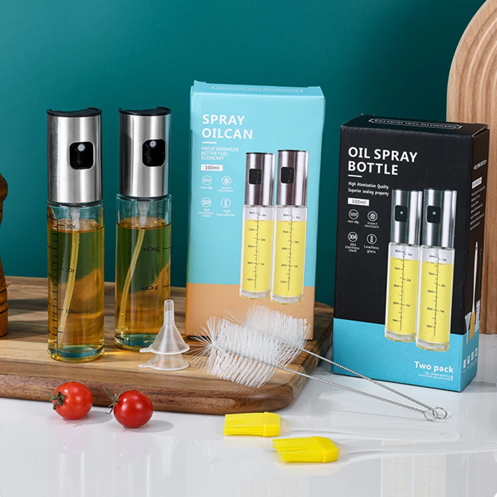 1/2 шт. 100 мл телефон с воронкой и щеткой распылитель оливкового масла для выпечки
